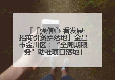 「强信心 看发展·招商引资拼落地」金昌市金川区：“全周期服务”助推项目落地