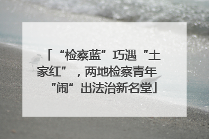 “检察蓝”巧遇“土家红”，两地检察青年“闹”出法治新名堂
