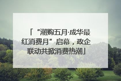“潮购五月·成华最红消费月”启幕，政企联动共掀消费热潮