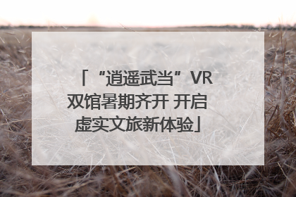 “逍遥武当”VR双馆暑期齐开 开启虚实文旅新体验
