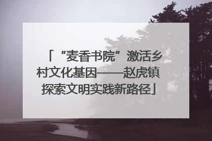“麦香书院”激活乡村文化基因——赵虎镇探索文明实践新路径