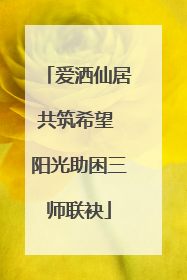 爱洒仙居共筑希望 阳光助困三师联袂