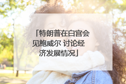 特朗普在白宫会见鲍威尔 讨论经济发展情况