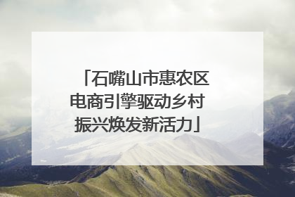 石嘴山市惠农区电商引擎驱动乡村振兴焕发新活力