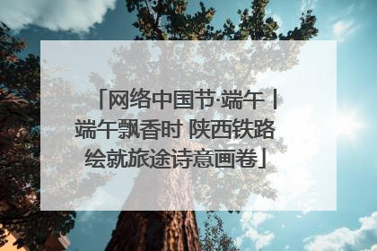 网络中国节·端午丨端午飘香时 陕西铁路绘就旅途诗意画卷