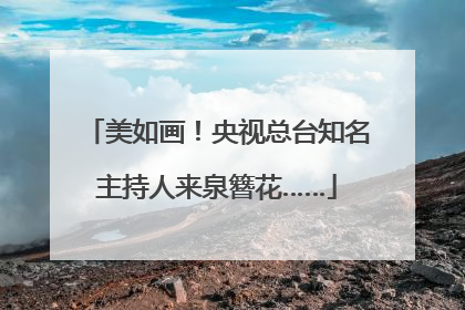 美如画！央视总台知名主持人来泉簪花……