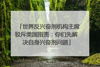 世界反兴奋剂机构主席驳斥美国指责：你们先解决自身兴奋剂问题