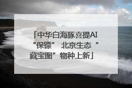 中华白海豚喜提AI“保镖” 北京生态“藏宝图”物种上新