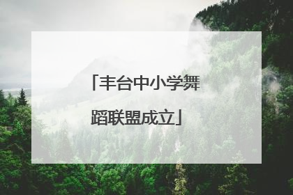 丰台中小学舞蹈联盟成立