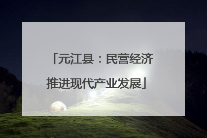 元江县：民营经济推进现代产业发展
