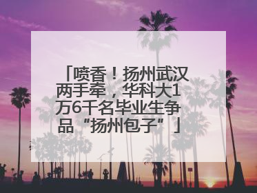 喷香！扬州武汉两手牵，华科大1万6千名毕业生争品“扬州包子”