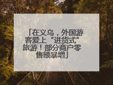 在义乌，外国游客爱上“进货式”旅游！部分商户零售额暴增