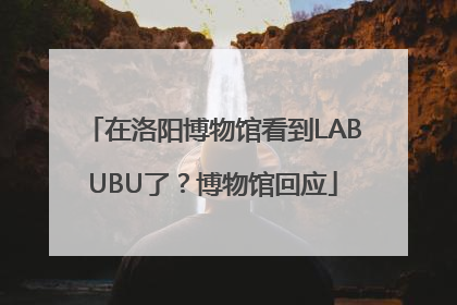 在洛阳博物馆看到LABUBU了？博物馆回应