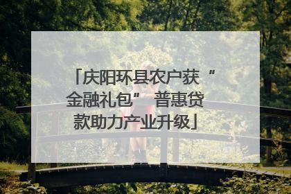 庆阳环县农户获“金融礼包” 普惠贷款助力产业升级