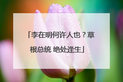 李在明何许人也？草根总统 绝处逢生