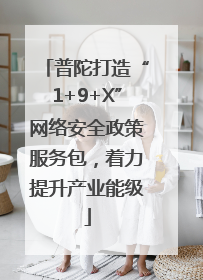 普陀打造“1+9+X”网络安全政策服务包，着力提升产业能级