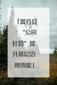 景谷县：“公房社管”提升基层治理效能