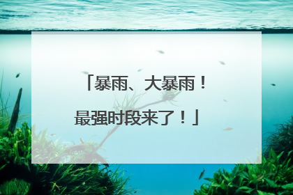 暴雨、大暴雨！最强时段来了！