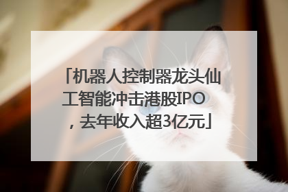 机器人控制器龙头仙工智能冲击港股IPO，去年收入超3亿元