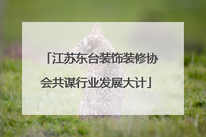 江苏东台装饰装修协会共谋行业发展大计