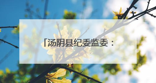 汤阴县纪委监委：嵌入式监督守护群众“舌尖上的安全”