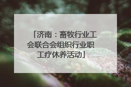 济南：畜牧行业工会联合会组织行业职工疗休养活动