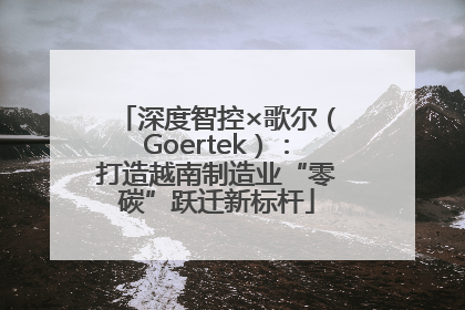 深度智控×歌尔（Goertek）：打造越南制造业“零碳”跃迁新标杆