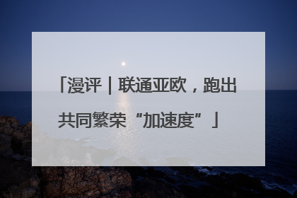 漫评｜联通亚欧，跑出共同繁荣“加速度”