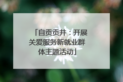 自贡贡井：开展关爱服务新就业群体主题活动