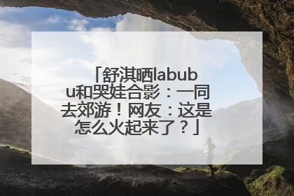 舒淇晒labubu和哭娃合影：一同去郊游！网友：这是怎么火起来了？