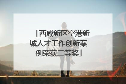 西咸新区空港新城人才工作创新案例荣获二等奖