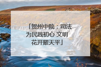 贺州中院：司法为民践初心 文明花开耀天平