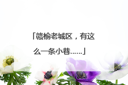 赣榆老城区，有这么一条小巷……