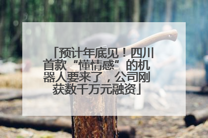 预计年底见！四川首款“懂情感”的机器人要来了，公司刚获数千万元融资