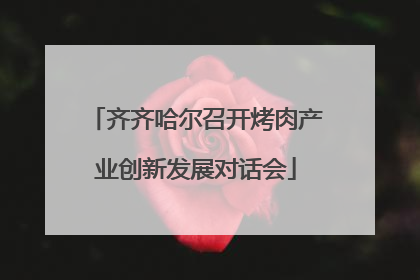 齐齐哈尔召开烤肉产业创新发展对话会