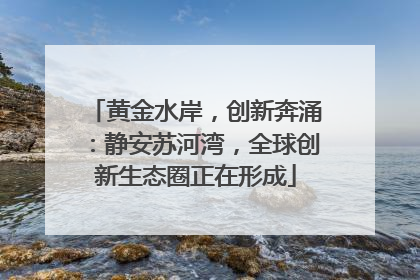 黄金水岸，创新奔涌：静安苏河湾，全球创新生态圈正在形成