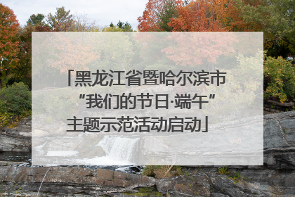 黑龙江省暨哈尔滨市“我们的节日·端午”主题示范活动启动