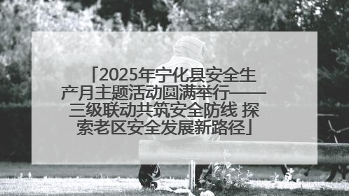 2025年宁化县安全生产月主题活动圆满举行——三级联动共筑安全防线 探索老区安全发展新路径