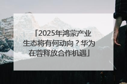 2025年鸿蒙产业生态将有何动向？华为在蓉释放合作机遇