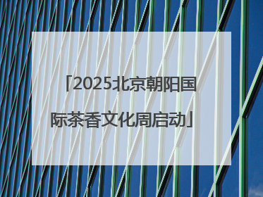 2025北京朝阳国际茶香文化周启动