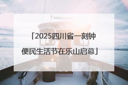 2025四川省一刻钟便民生活节在乐山启幕
