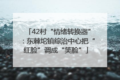 42村“情绪转换器”：东棘坨镇综治中心把“红脸”调成“笑脸”