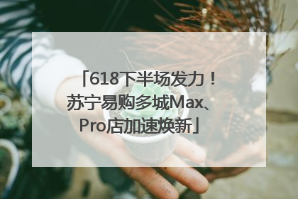 618下半场发力！苏宁易购多城Max、Pro店加速焕新