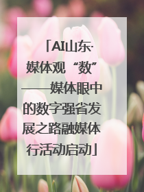 AI山东·媒体观“数”——媒体眼中的数字强省发展之路融媒体行活动启动